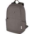 Grey - Side - Joey Canvas Anti-Theft 18L Laptop Backpack