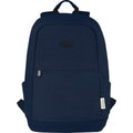 Navy - Front - Joey Canvas Anti-Theft 18L Laptop Backpack