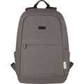 Grey - Front - Joey Canvas Anti-Theft 18L Laptop Backpack