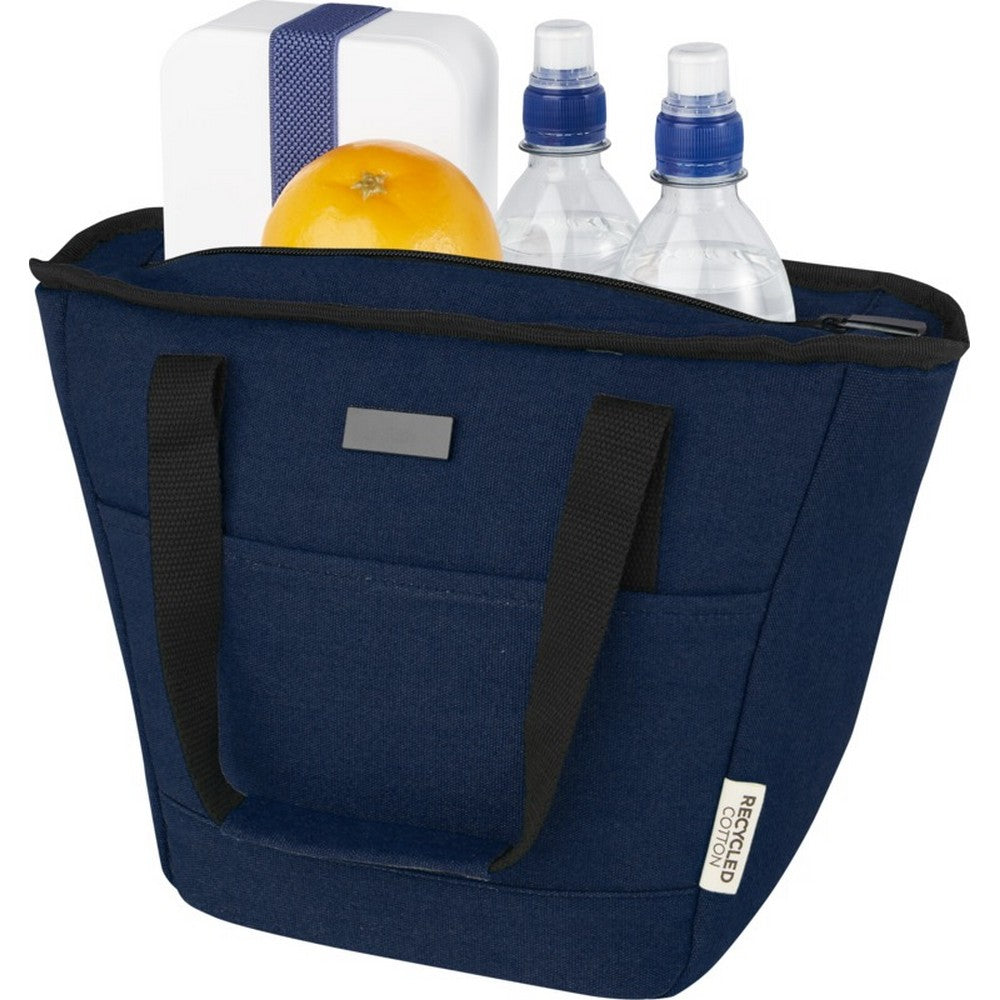 Navy - Close up - Joey 6L Canvas Cooler Bag