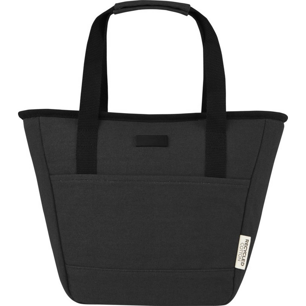 Solid Black - Front - Joey 6L Canvas Cooler Bag