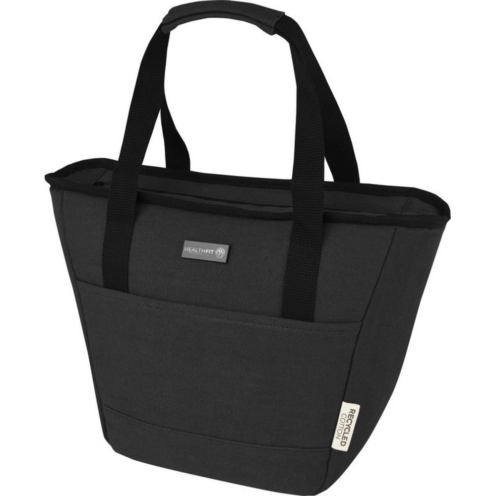 Solid Black - Side - Joey 6L Canvas Cooler Bag