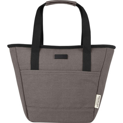 Grey - Front - Joey 6L Canvas Cooler Bag