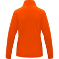 Orange - Back - Elevate Essentials Womens-Ladies Zelus Fleece Jacket