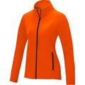 Orange - Side - Elevate Essentials Womens-Ladies Zelus Fleece Jacket