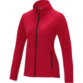 Red - Side - Elevate Essentials Womens-Ladies Zelus Fleece Jacket