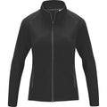 Solid Black - Front - Elevate Essentials Womens-Ladies Zelus Fleece Jacket