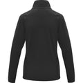 Solid Black - Back - Elevate Essentials Womens-Ladies Zelus Fleece Jacket