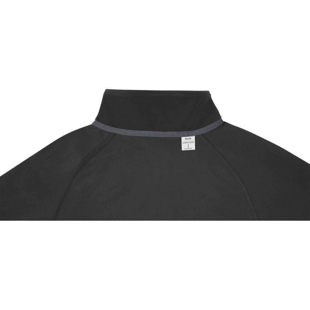 Solid Black - Pack Shot - Elevate Essentials Womens-Ladies Zelus Fleece Jacket