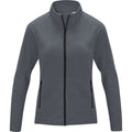 Storm Grey - Front - Elevate Essentials Womens-Ladies Zelus Fleece Jacket