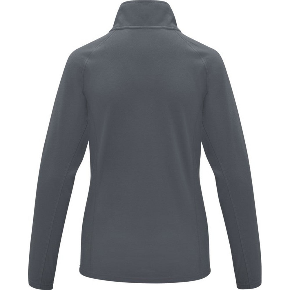 Storm Grey - Back - Elevate Essentials Womens-Ladies Zelus Fleece Jacket