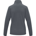Storm Grey - Back - Elevate Essentials Womens-Ladies Zelus Fleece Jacket