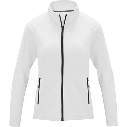 White - Front - Elevate Essentials Womens-Ladies Zelus Fleece Jacket