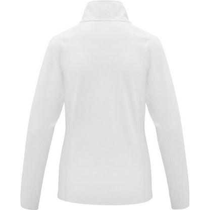 White - Back - Elevate Essentials Womens-Ladies Zelus Fleece Jacket