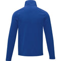 Blue - Back - Elevate Essentials Mens Zelus Fleece Jacket