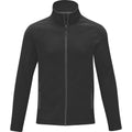 Solid Black - Front - Elevate Essentials Mens Zelus Fleece Jacket