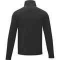 Solid Black - Back - Elevate Essentials Mens Zelus Fleece Jacket
