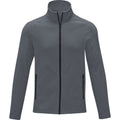 Storm Grey - Front - Elevate Essentials Mens Zelus Fleece Jacket