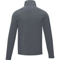 Storm Grey - Back - Elevate Essentials Mens Zelus Fleece Jacket