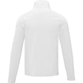 White - Back - Elevate Essentials Mens Zelus Fleece Jacket