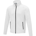 White - Side - Elevate Essentials Mens Zelus Fleece Jacket