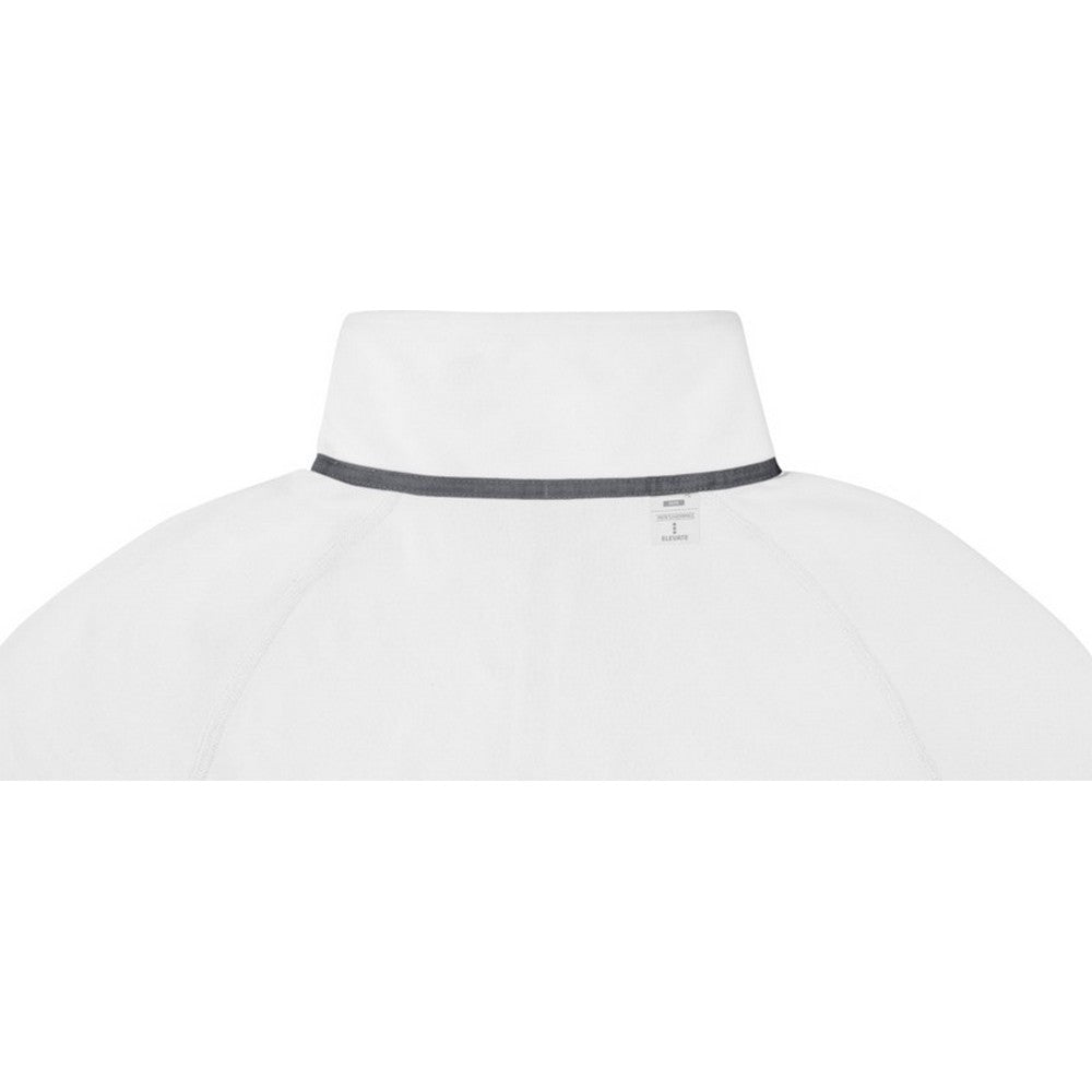 White - Pack Shot - Elevate Essentials Mens Zelus Fleece Jacket