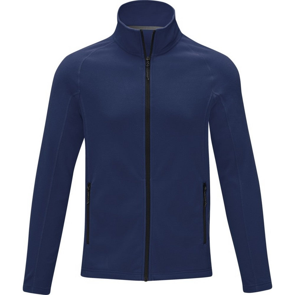 Navy - Front - Elevate Essentials Mens Zelus Fleece Jacket