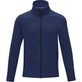 Navy - Front - Elevate Essentials Mens Zelus Fleece Jacket