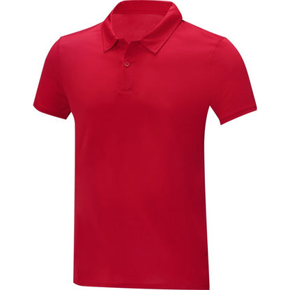 Red - Side - Elevate Essentials Mens Deimos Cool Fit Polo Shirt