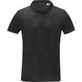 Solid Black - Front - Elevate Essentials Mens Deimos Cool Fit Polo Shirt