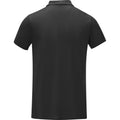 Solid Black - Back - Elevate Essentials Mens Deimos Cool Fit Polo Shirt