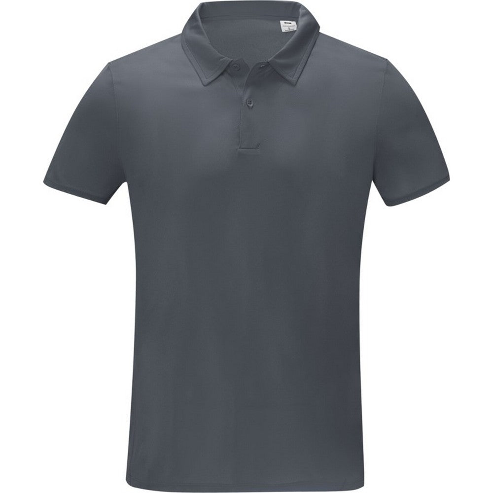 Storm Grey - Front - Elevate Essentials Mens Deimos Cool Fit Polo Shirt