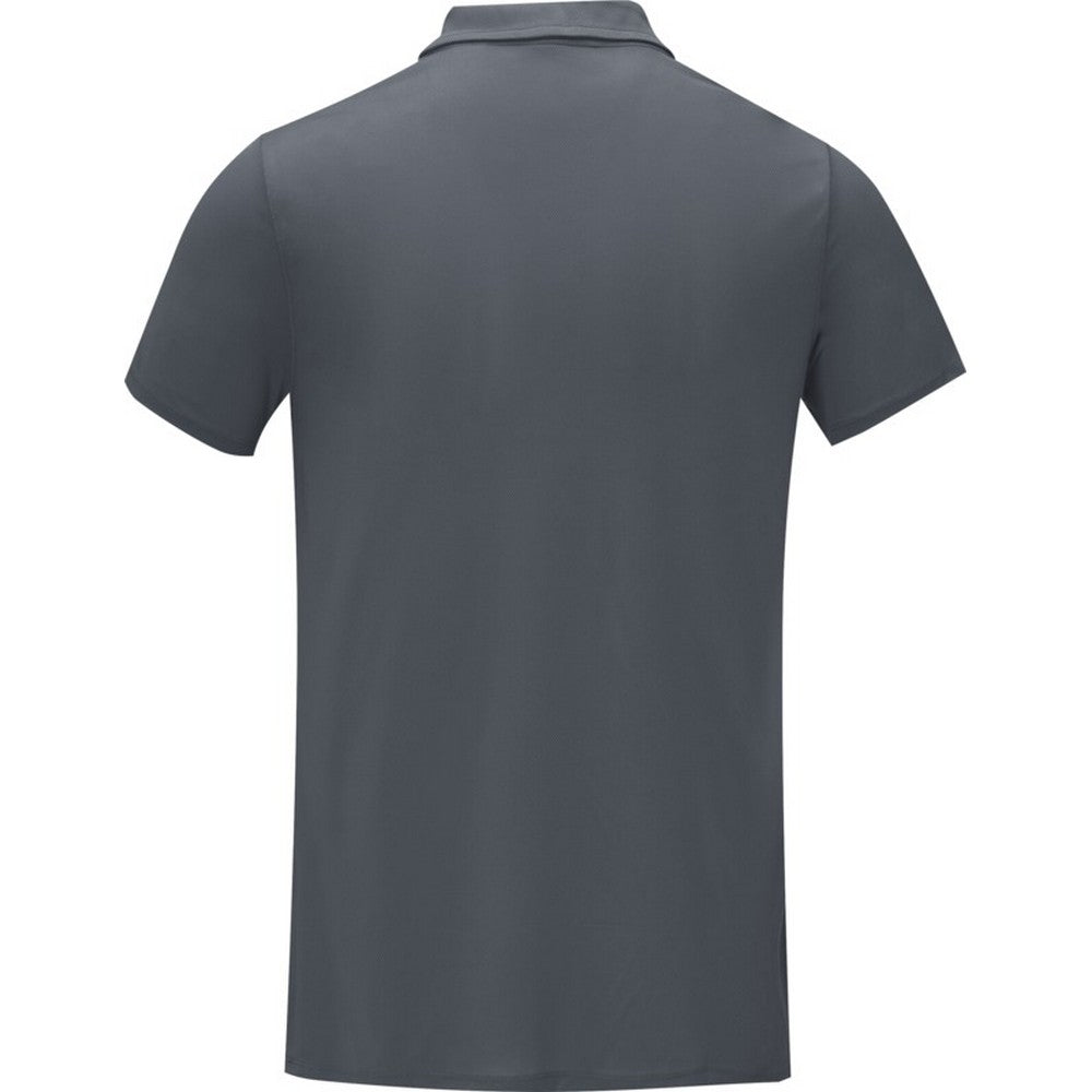 Storm Grey - Back - Elevate Essentials Mens Deimos Cool Fit Polo Shirt