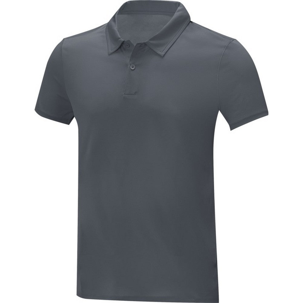 Storm Grey - Side - Elevate Essentials Mens Deimos Cool Fit Polo Shirt
