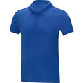Blue - Side - Elevate Essentials Mens Deimos Cool Fit Polo Shirt