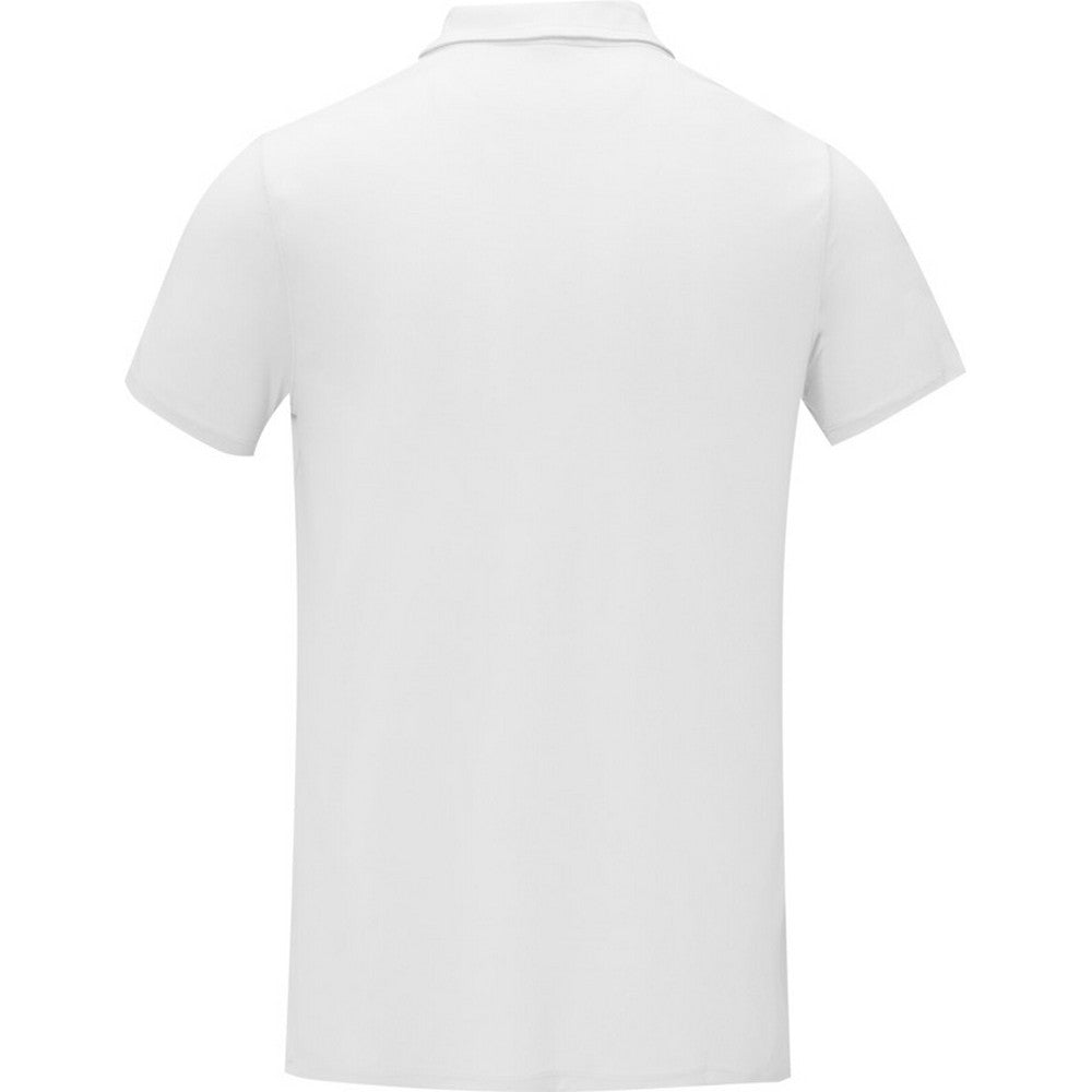 White - Back - Elevate Essentials Mens Deimos Cool Fit Polo Shirt