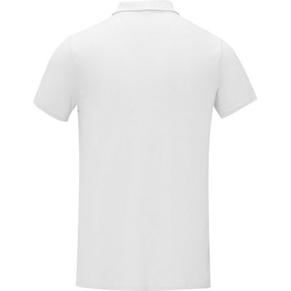 White - Back - Elevate Essentials Mens Deimos Cool Fit Polo Shirt