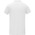 White - Back - Elevate Essentials Mens Deimos Cool Fit Polo Shirt
