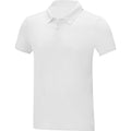 White - Side - Elevate Essentials Mens Deimos Cool Fit Polo Shirt