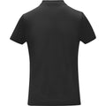 Solid Black - Back - Elevate Essentials Womens-Ladies Deimos Cool Fit Polo Shirt