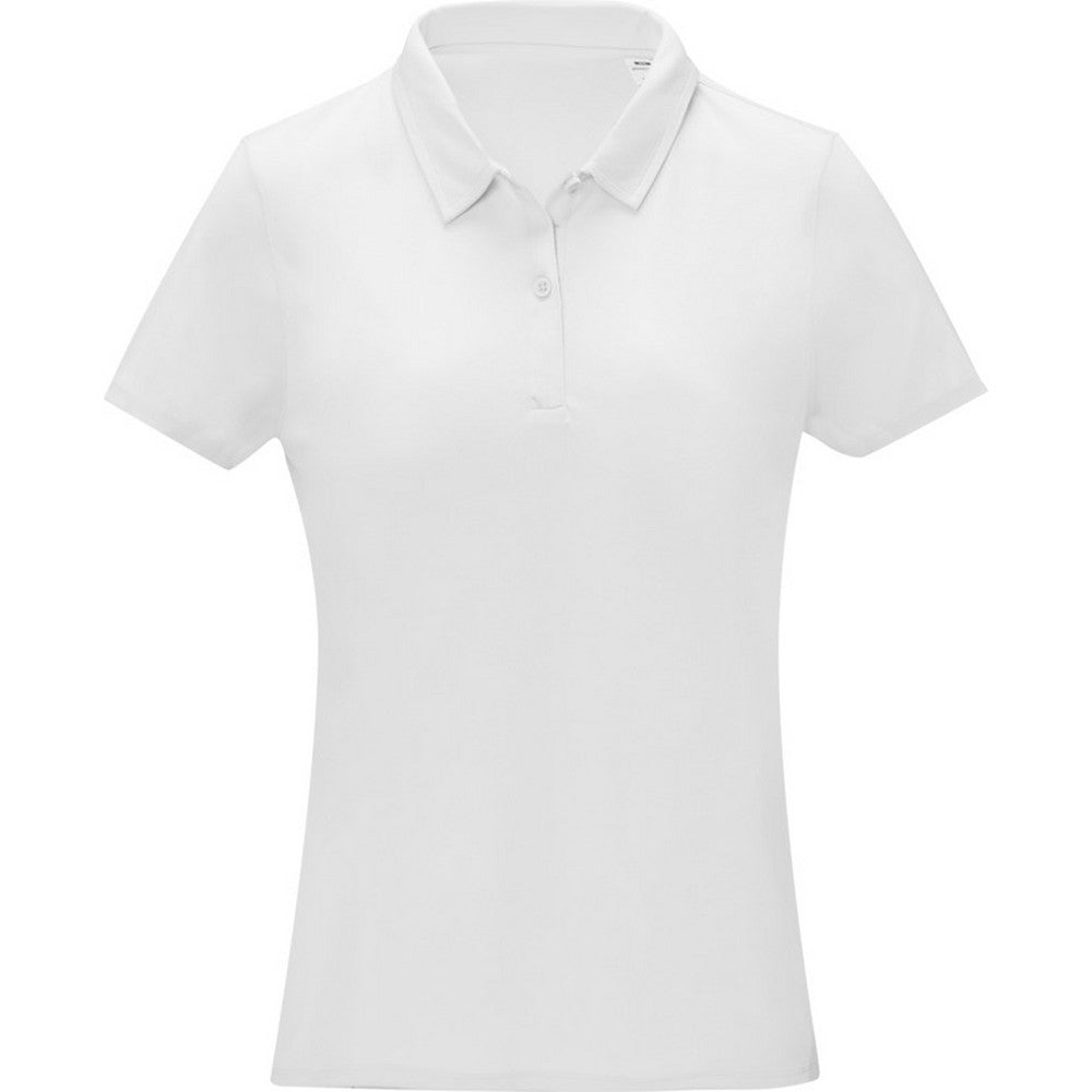 White - Front - Elevate Essentials Womens-Ladies Deimos Cool Fit Polo Shirt