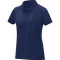 Navy - Side - Elevate Essentials Womens-Ladies Deimos Cool Fit Polo Shirt