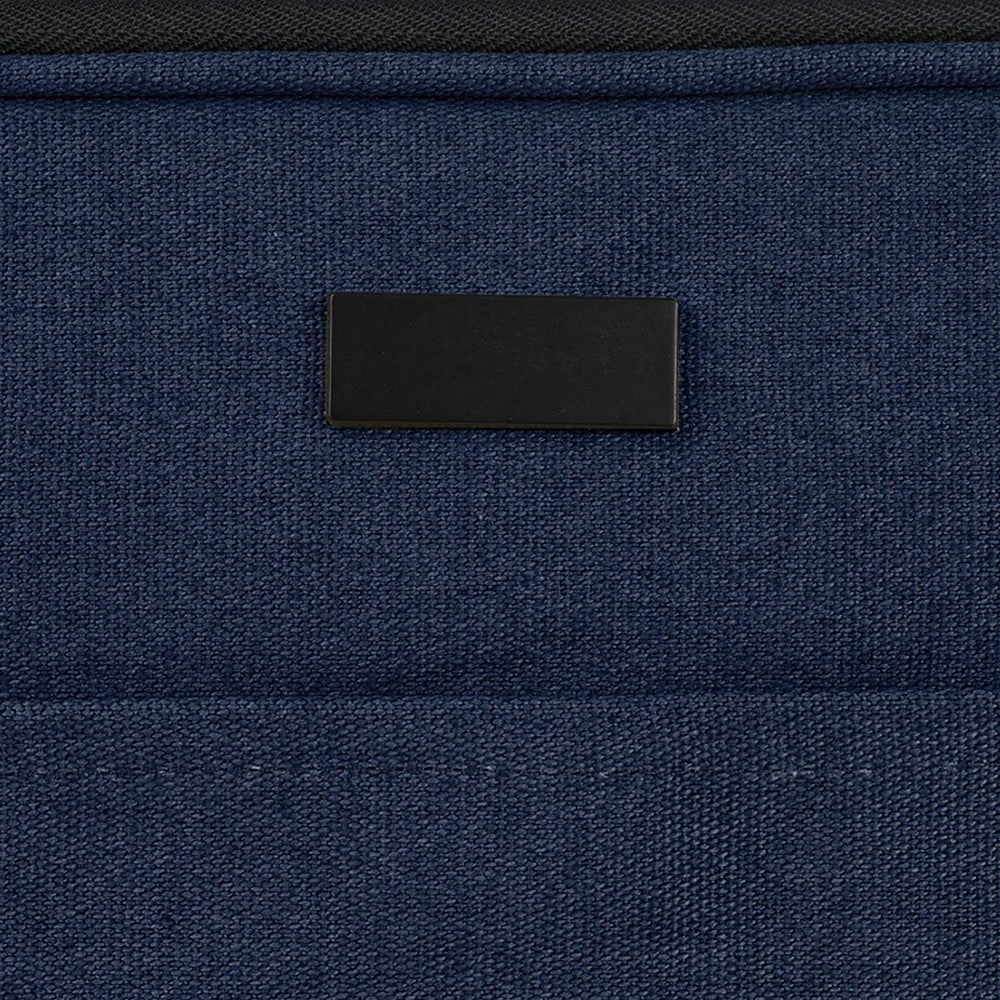Navy - Pack Shot - Unbranded Joey Canvas Recycled 2L Laptop Sleeve