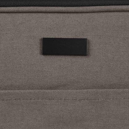 Grey - Pack Shot - Unbranded Joey Canvas Recycled 2L Laptop Sleeve