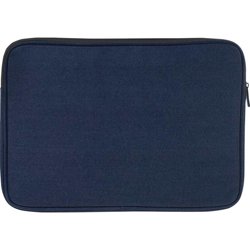 Navy - Back - Unbranded Joey Canvas Recycled 2L Laptop Sleeve