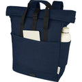 Navy - Lifestyle - Joey Roll Top Canvas 15L Laptop Backpack