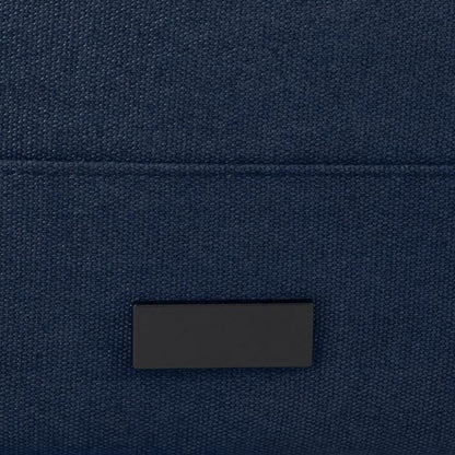 Navy - Close up - Joey Roll Top Canvas 15L Laptop Backpack