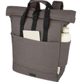 Grey - Lifestyle - Joey Roll Top Canvas 15L Laptop Backpack