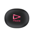 Solid Black - Back - Prixton TWS158 Wireless Earbuds