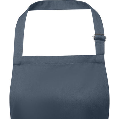 Hale Blue - Back - Unisex Adult Andrea Adjustable Neck Strap Apron